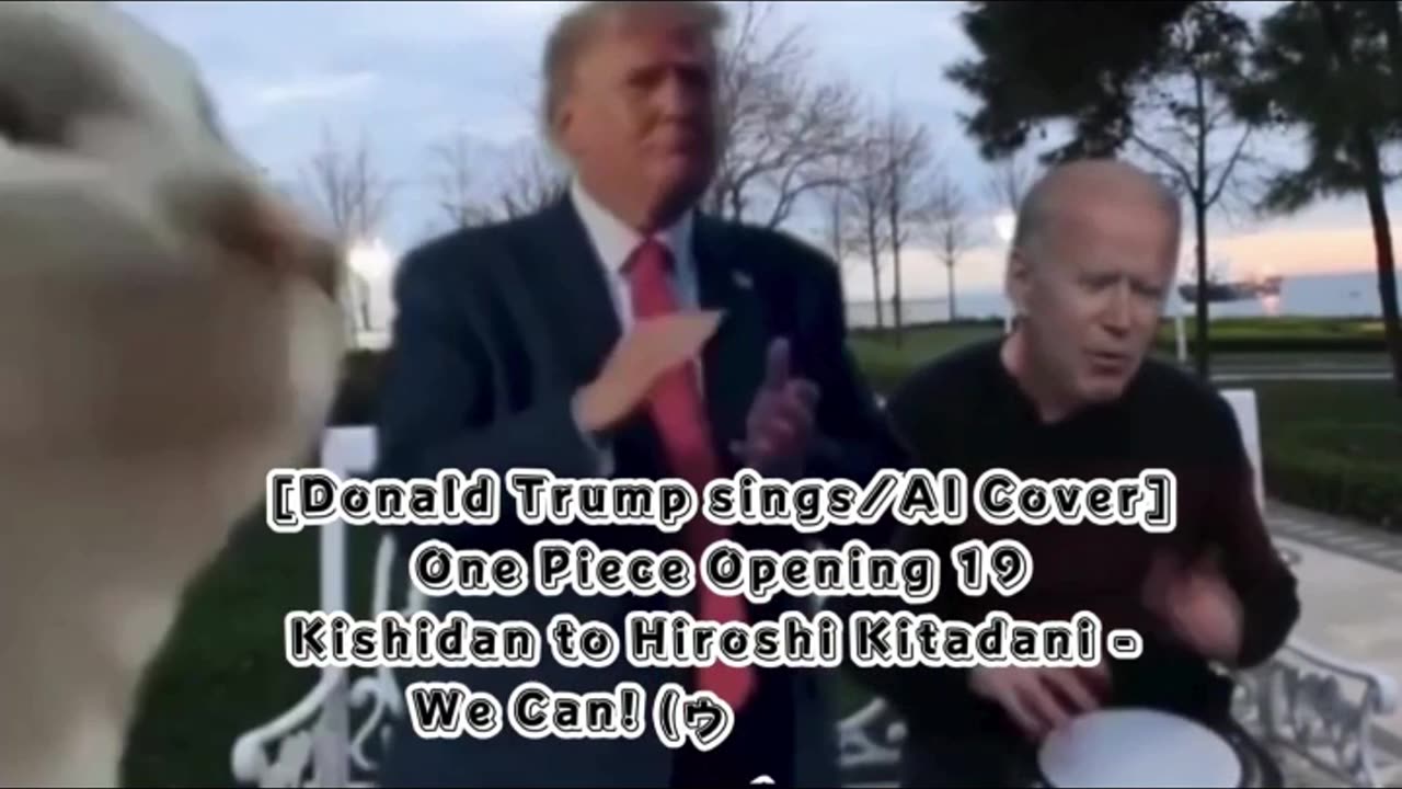 [Donald Trump AI Cover] One Piece Opening 19 Kishidan and Hiroshi Kitadani - We Can!