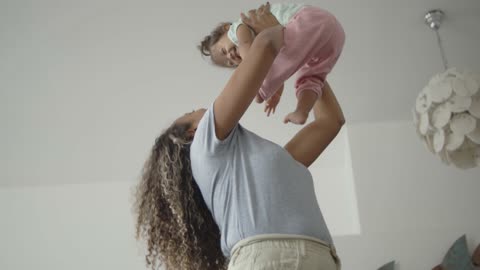 Mom and Baby Make Each Other Laugh