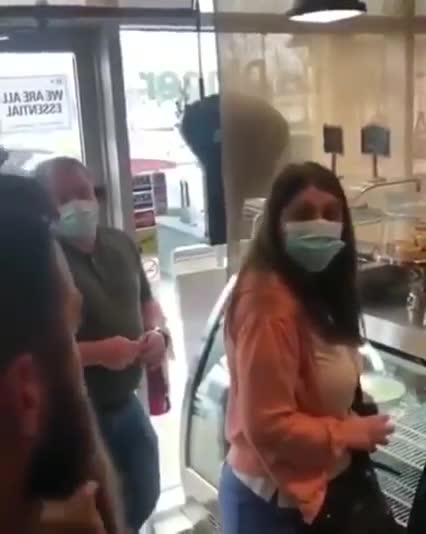 Customers turn on government people trying to close down shop