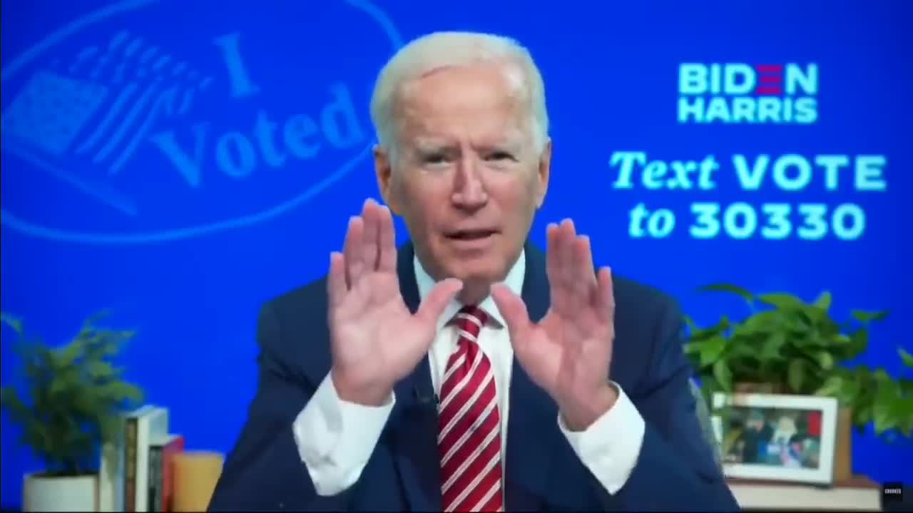 Biden admitting Extensive Fraud Organization.