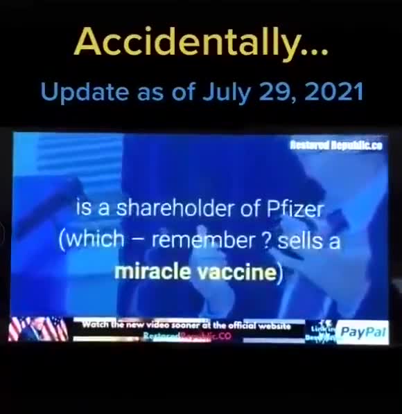 This was NOT "Accidentally" done