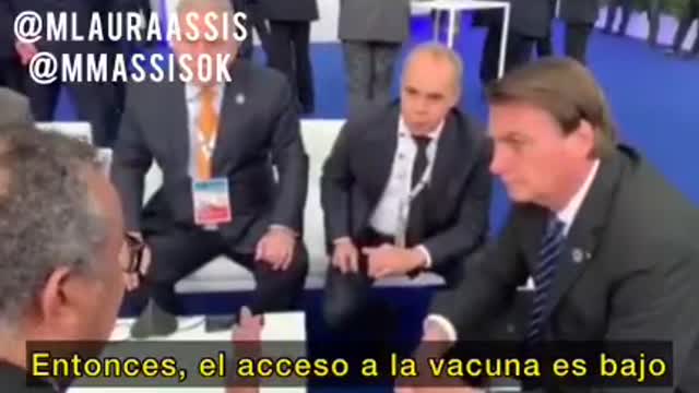 Patriota Bolsonaro y OMS Organizacion Mundial
