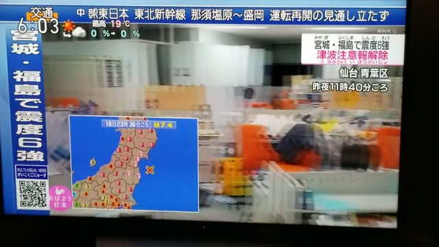 Japan Earthquake Video Footage taken from television news this morning: