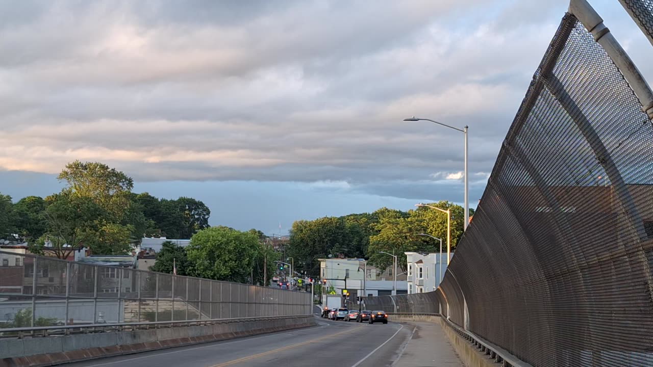 A covering, fake "clouds"