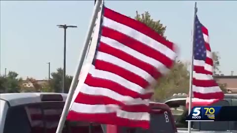 Edmond students standing up to school officials after they said they weren’t allowed to fly flag