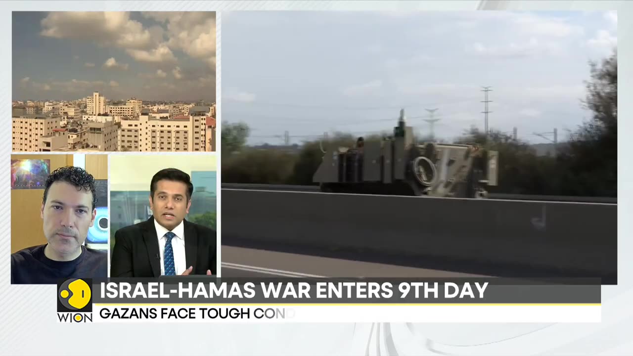 Israel-Palestine war enters 9th day_ Sedrot houses nearly 7000 house _ World News _ WION