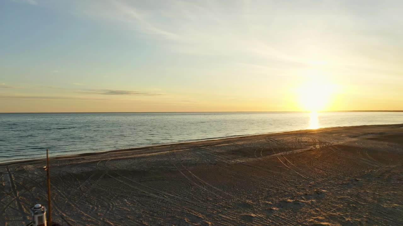 Morning sunrise at the beach