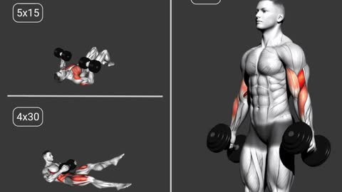 14 day dumbbell challange to you 🔥👍🏋️