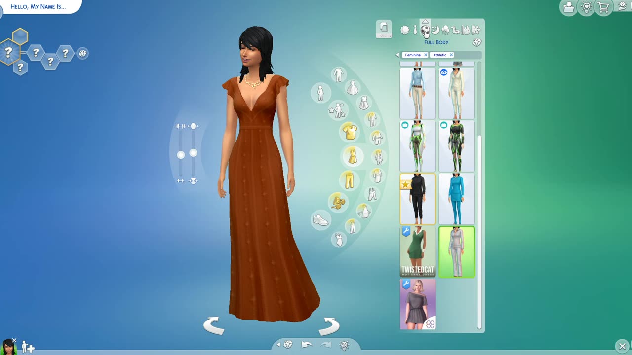 The Sims 4 CAS Create A Sim A Day