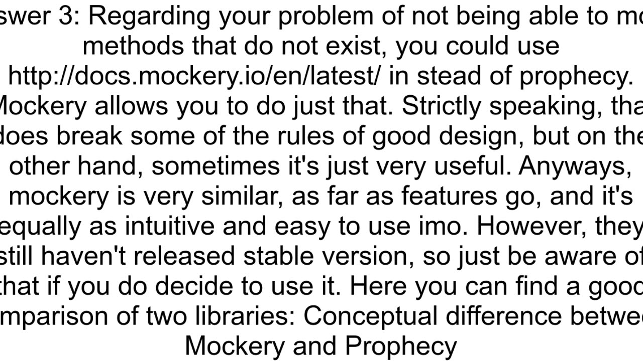 How to mock a method from the class you are testing with Prophecy