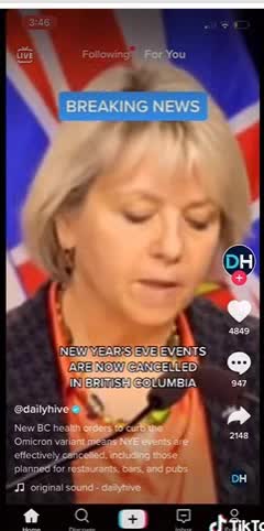 Bonnie henry says all new years gatherings suspended. this is what i say to her