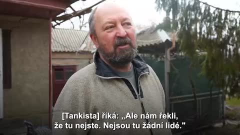 Obyvatel města Volnovacha vypráví, jak ukrajinské tanky ničily domy ve městě