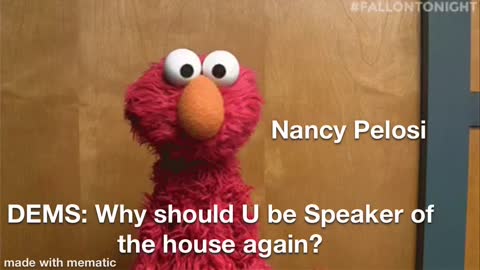 Elmo Nancy Pelosi answers tough questions in 2020 post election