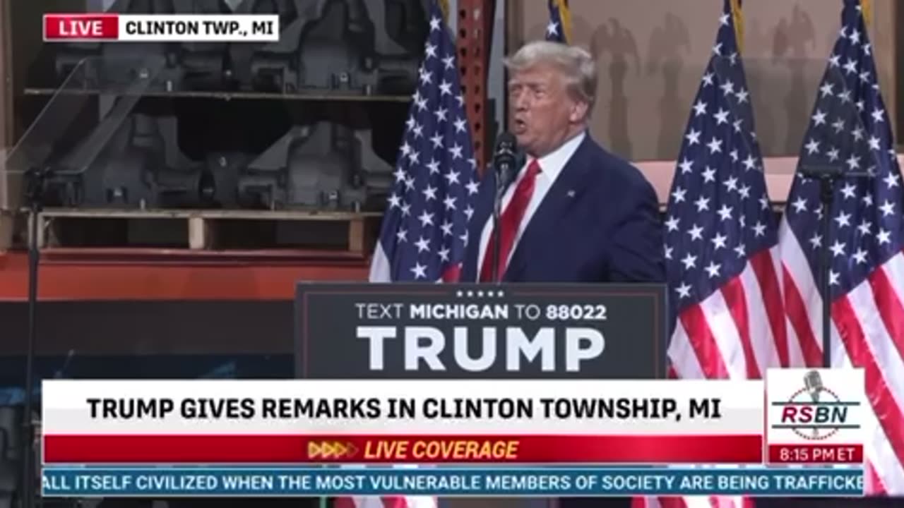 Trump Delivers INCREDIBLE Opening Remarks to UAW Workers in Michigan