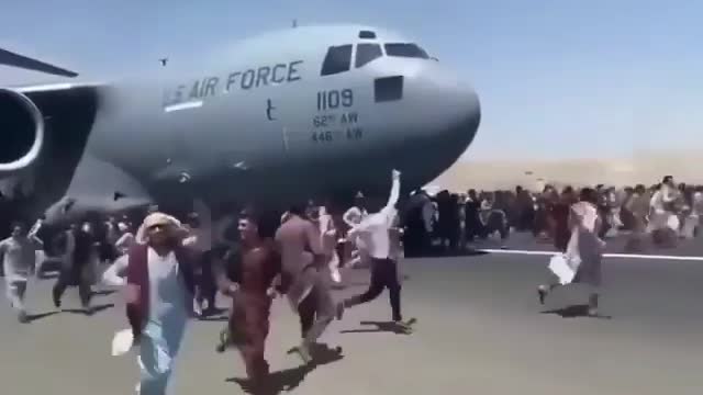 Chaos in Kabul Airport, Afghanistan