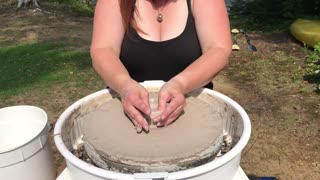 Pottery at the lake