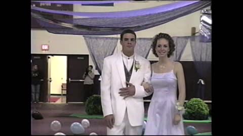 2000-01 WPHS Vids 064 Prom 030 Grand March Couple 03 by Glenn Strader