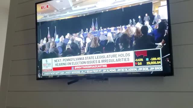 PA HEARING OPENING WHEN DEMOCRATS CHANCES BEGAN TO CRACK!!!!