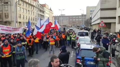 Protest In Prague