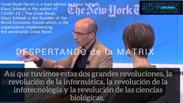 YUVAL NOAH HARARI CONFIESA LA OBSESIÓN DE LA ÉLITE POR CONTROLARNOS Y MONITOREARNOS