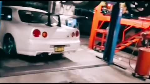 Car exhaust sound wave