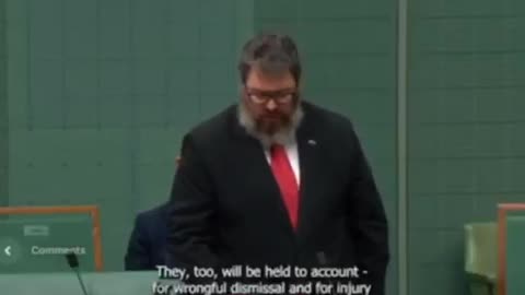 Australian MP Drops Some Major Covid Truths