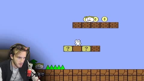 PewDiePie Gameplay Cat Mario Funny Moment