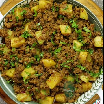 Alu keema tasty dish