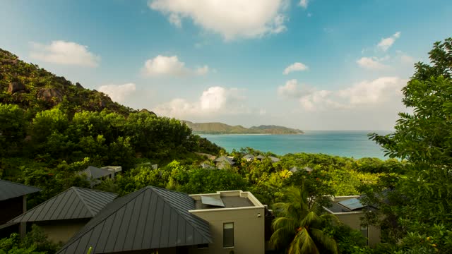 Tropical island landscape view