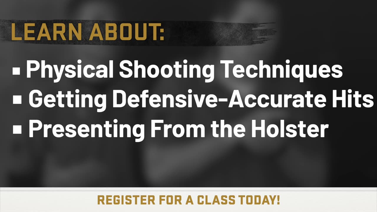 Defensive Shooting Fundamentals