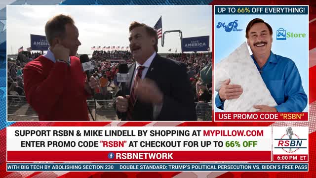 Mike Lindell Full Interview from President Trump's Save America Rally in Greenwood, NE 5/1/22