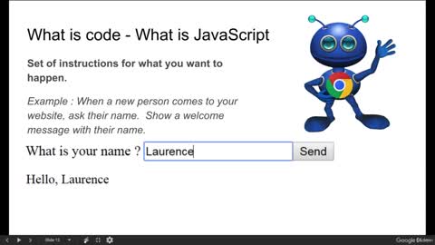 Lesson 3. More about JavaScript by Instructor:- Sir Laurence Svekis