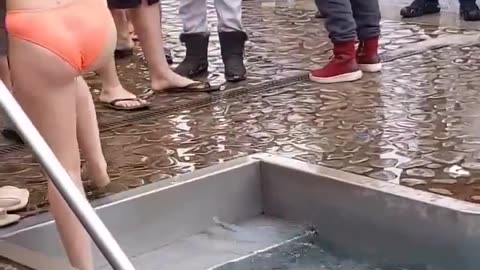 Ice holy bath