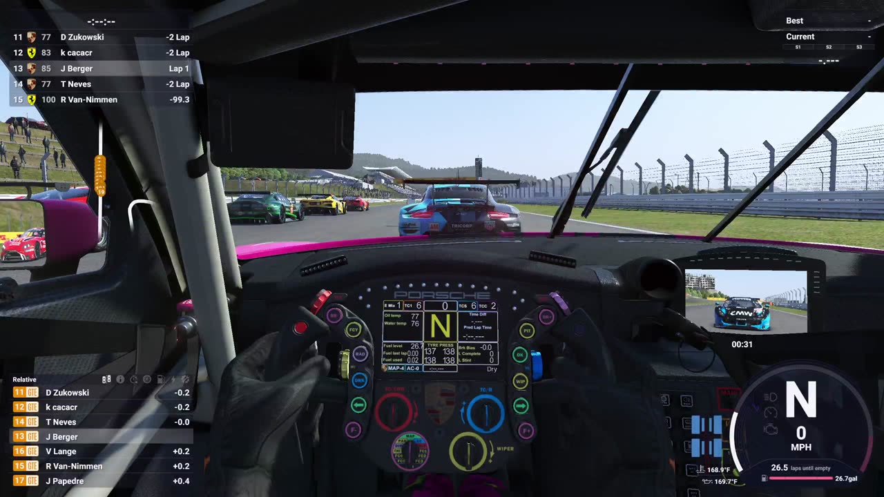 Le Mans Ultimate GTE AM Online Racing at Fuji.