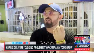 Voter Delivers Two-Word Response When MSNBC Asks If 'Democracy' Attack On Trump Resonates