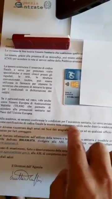 aggiornamenti sulle nuove tessere sanitarie del SSN