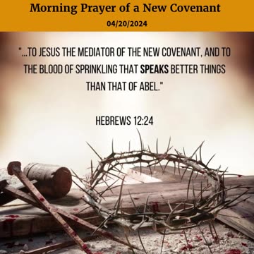 Morning Prayer of a New Covenant #youtubeshorts #jesus #grace #mercy #faith #bless #fyp #trust #love