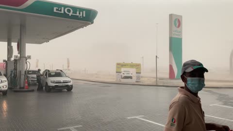 Sandstorm in dubai