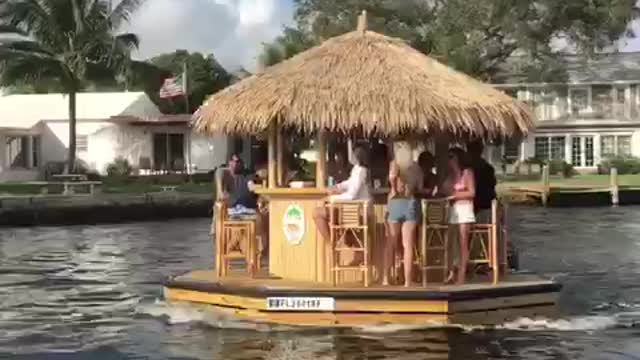 Floating Tiki Bar Is The Stuff Of Your Vacation Dreams