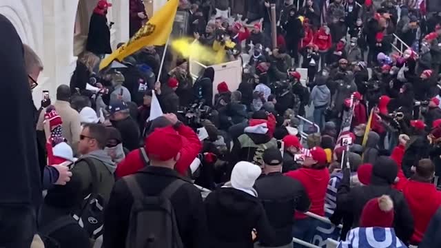 Crowd Gathers to Protest in DC