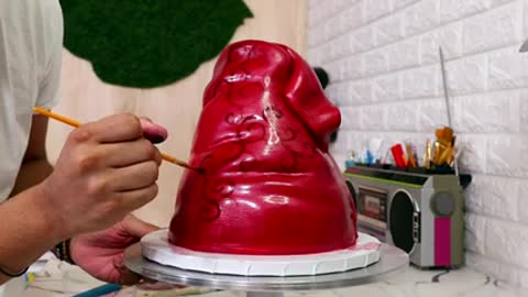 Satisfying Santa Hate cake l Amazing christmas And holiday cake idea.