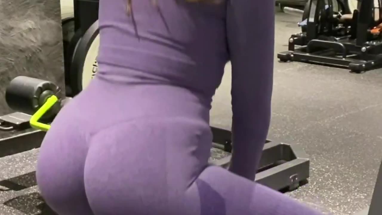 Working out in the GYM in a bodysuit