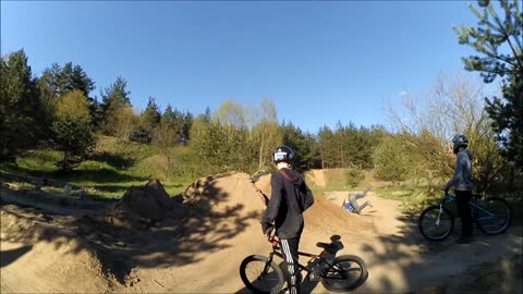 Collab copyright protection - dirt bike spins but falls