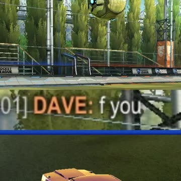 When you demo Dave from despicable me in rocket league..
