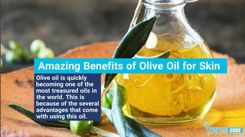 Benefits of olive oil for skin