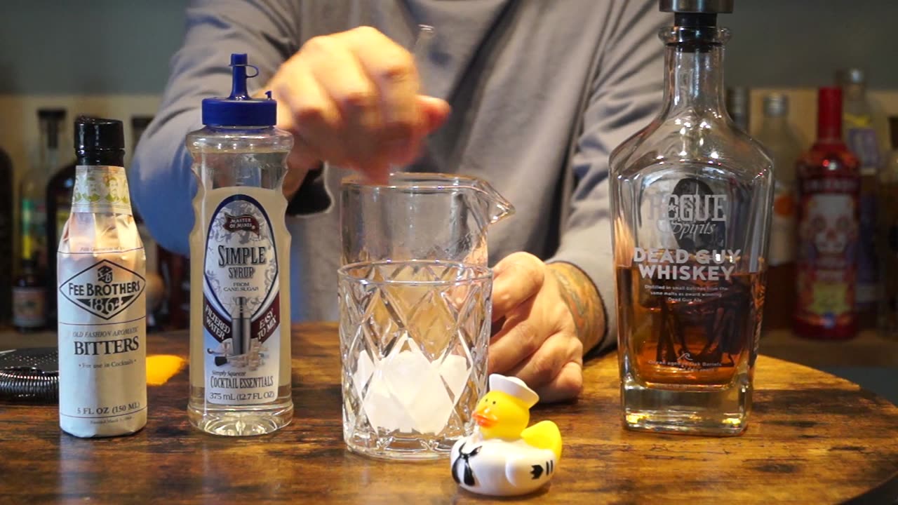 Rogue Distilling Dead Guy Whiskey Old Fashioned