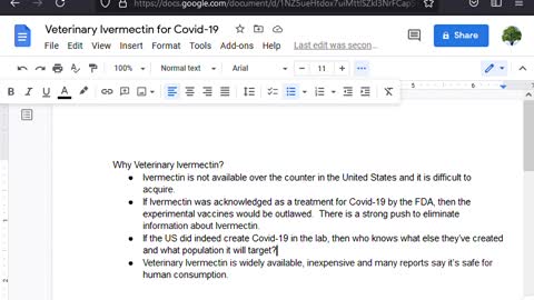 Preventing & Treating Covid-19 with Veterinary Ivermectin