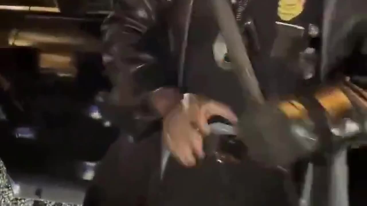 Security guard ready for anything