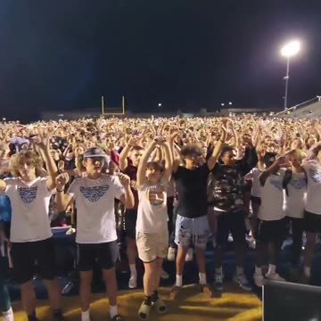Thousands of teenagers in Arkansas gathered at a high school football stadium to worship Jesus