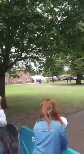 ENGLAND: Pelosi Greeted by Patriots Yelling “Trump Won”!